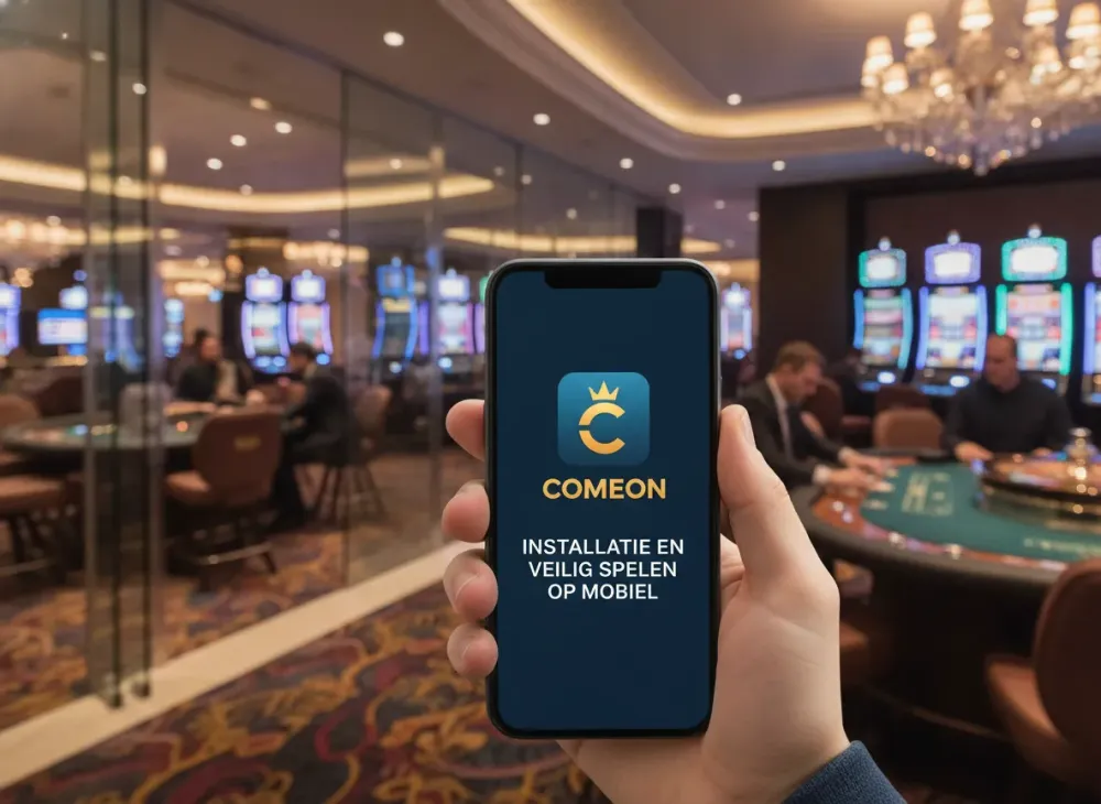 Comeon app installatie en veilig spelen op mobiel